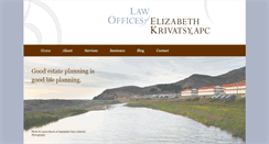 Desktop Screenshot of krivatsylaw.com
