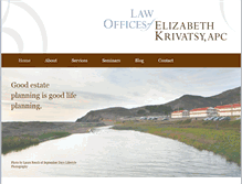 Tablet Screenshot of krivatsylaw.com